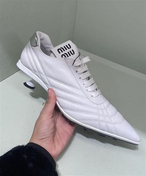 miu miu sneaker heel